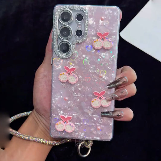 Cherry Charm Sparkle Case