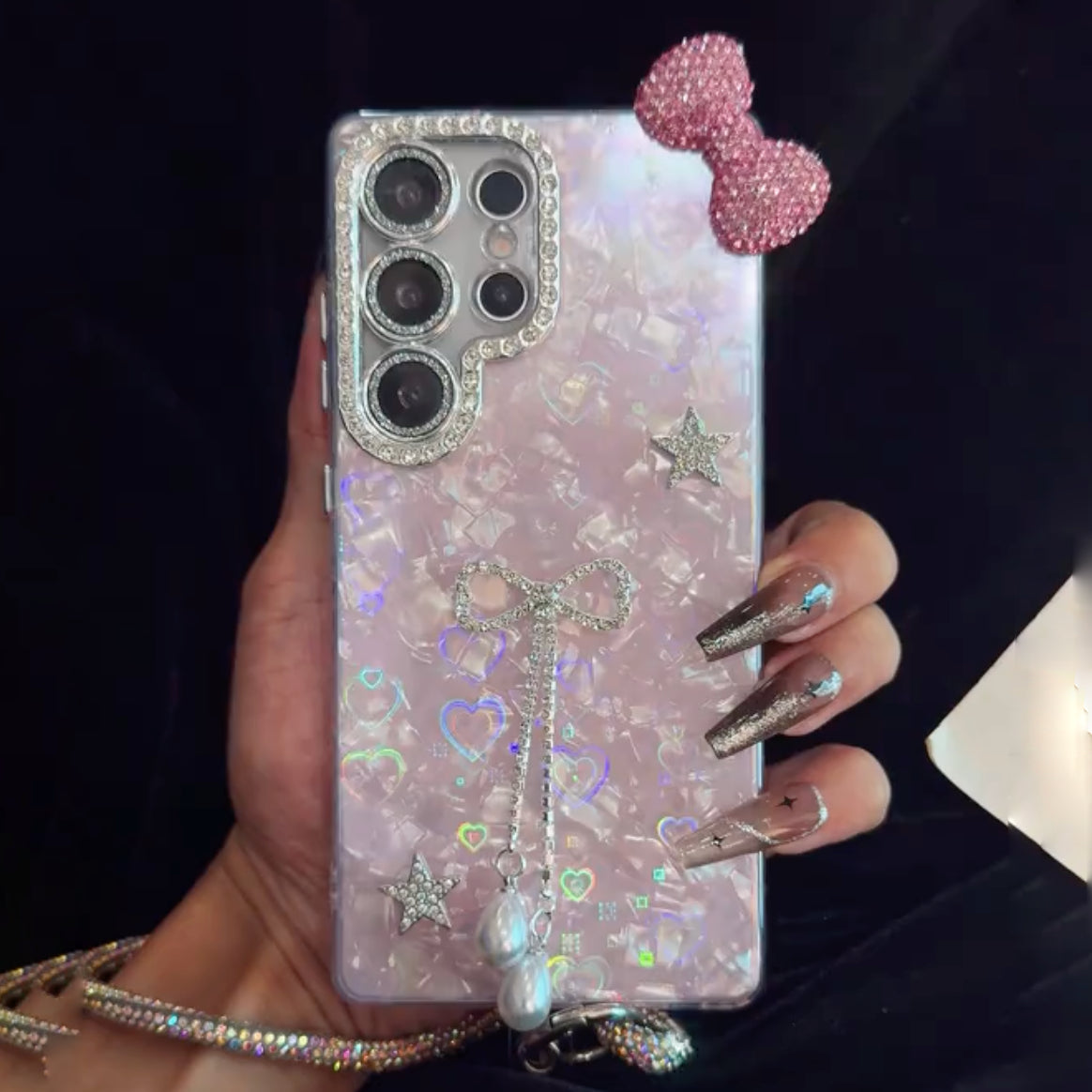 Pearl Drop Bow Case