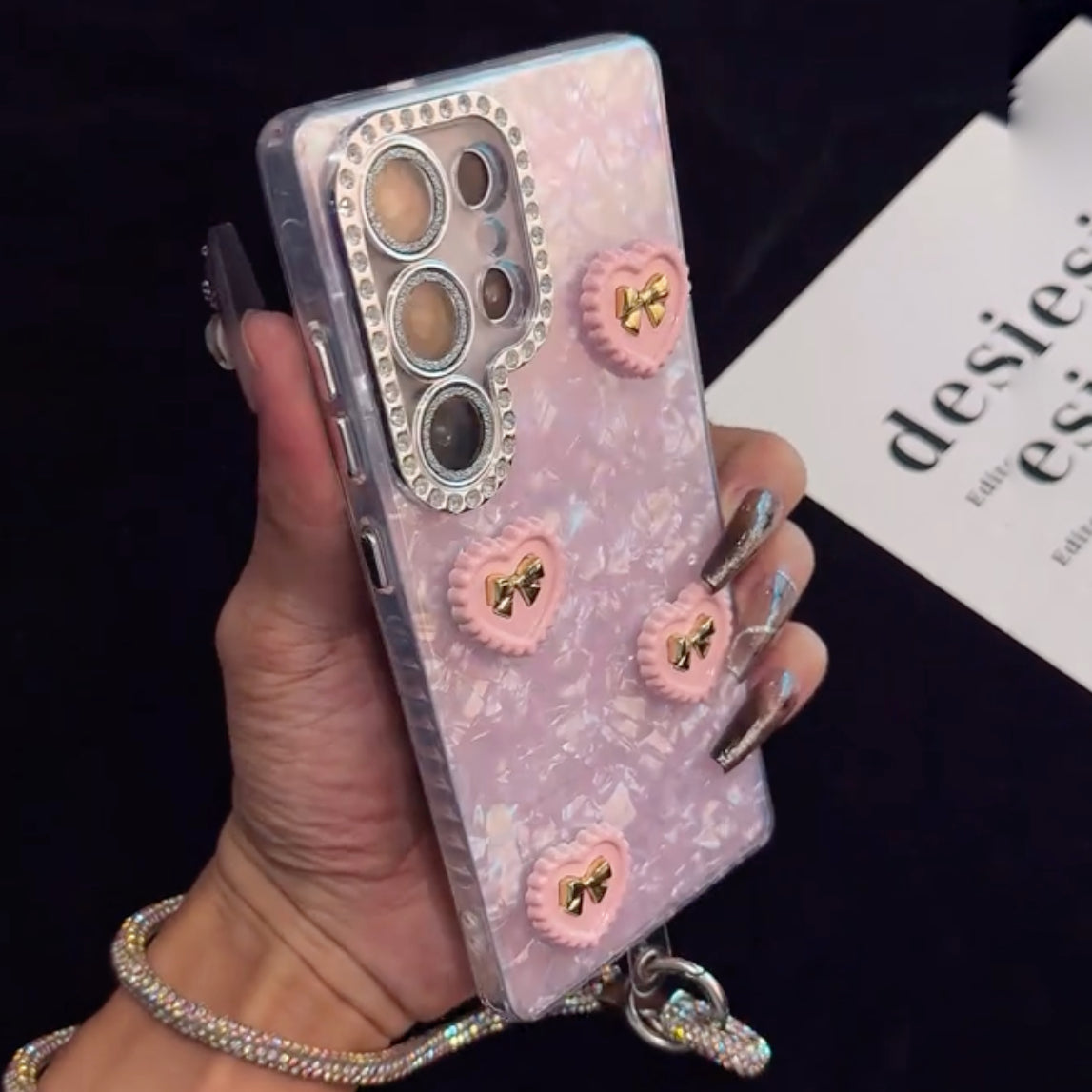 Lovely Bow Heart Case
