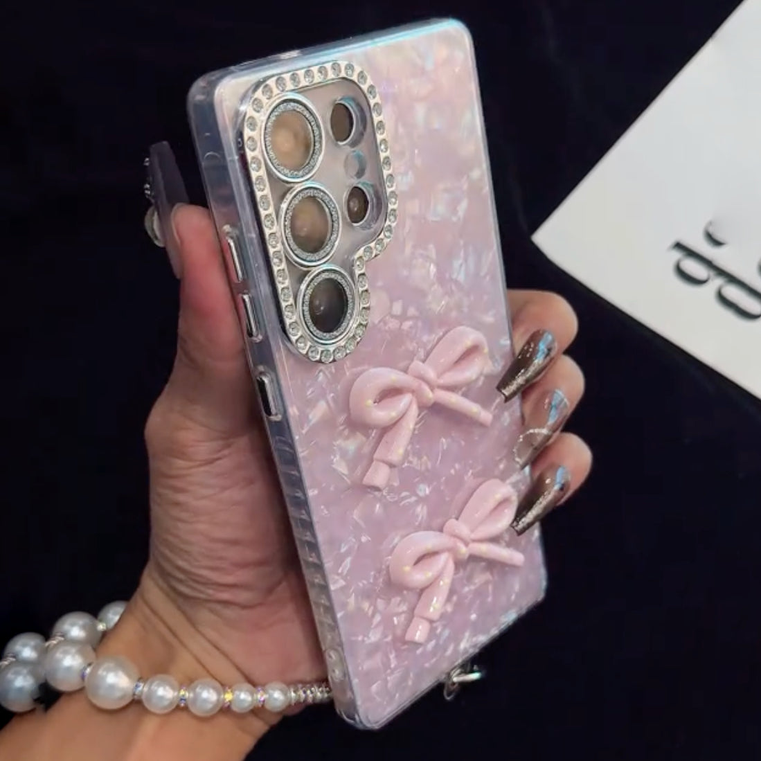 Cute Ribbon Glow Case