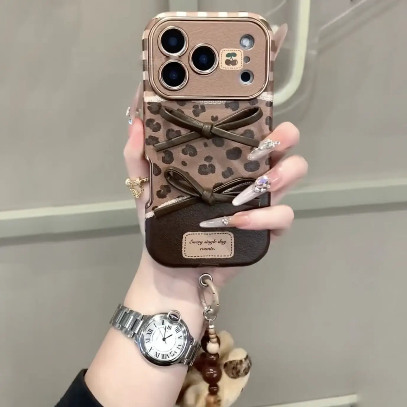 Bow Belle Leopard Case