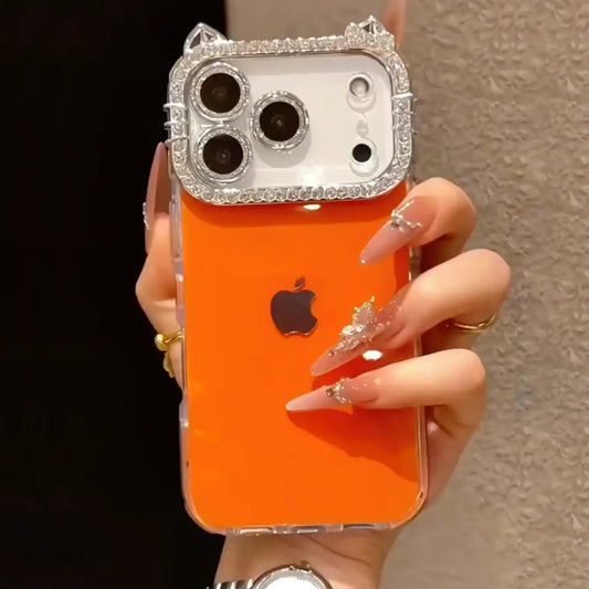 Diamond Frame Sparkle Glam Case