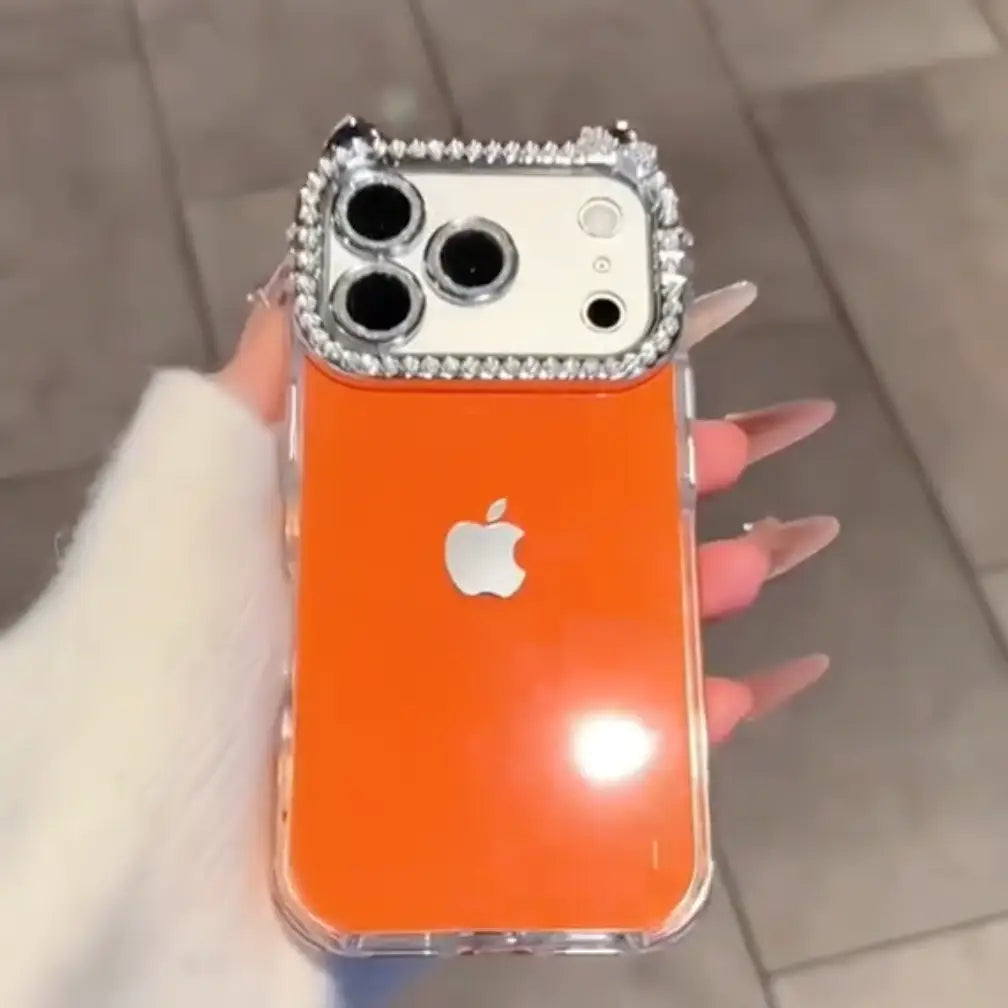 Diamond Frame Sparkle Glam Case