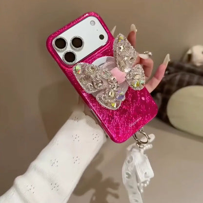 Sparkle Butterfly Wing Pop Case