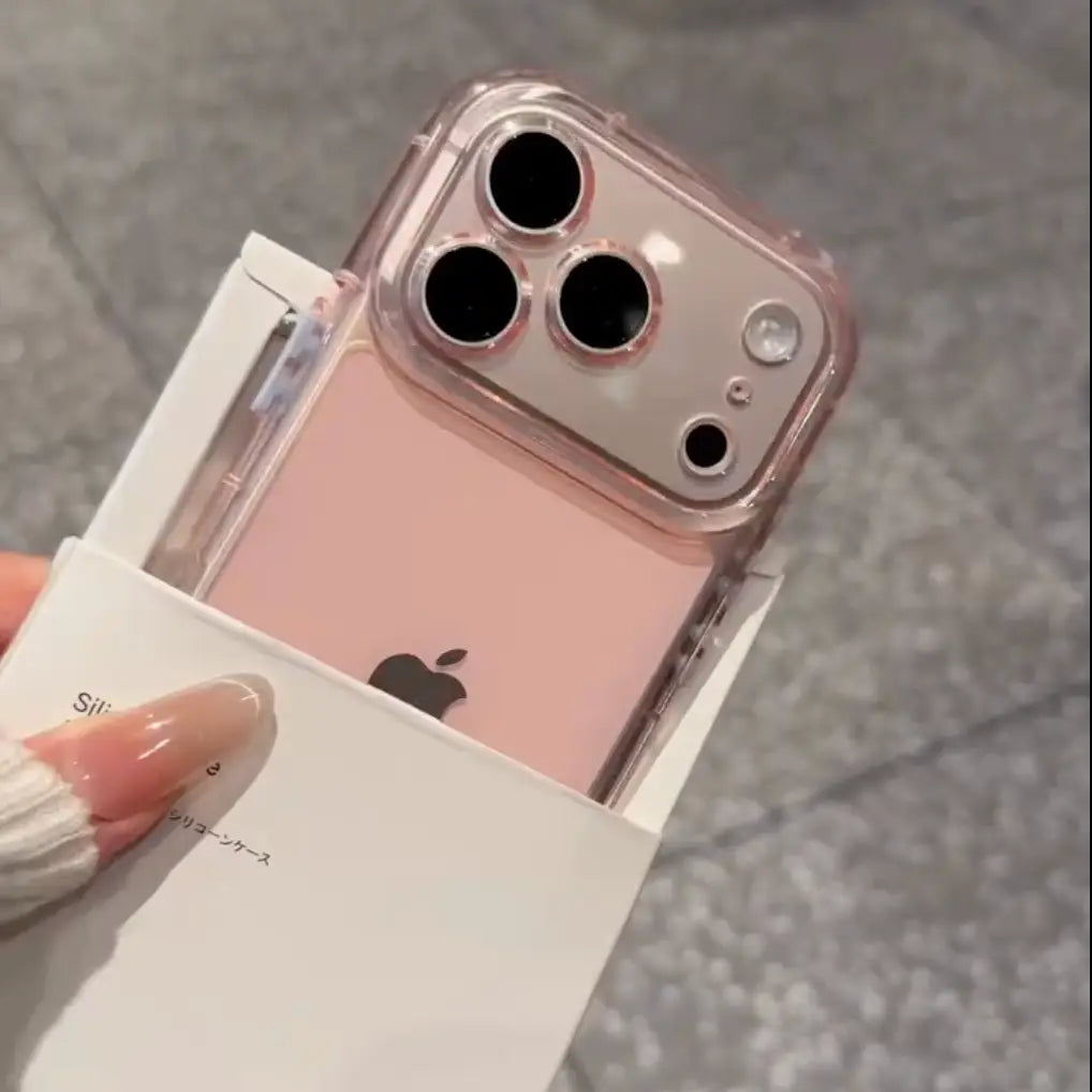 Minimal Blush Transparent Case