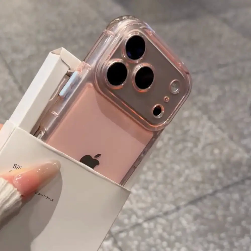 Minimal Blush Transparent Case