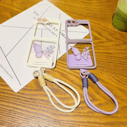 Butterfly Charm Flip Case