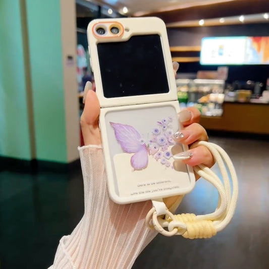 Butterfly Charm Flip Case
