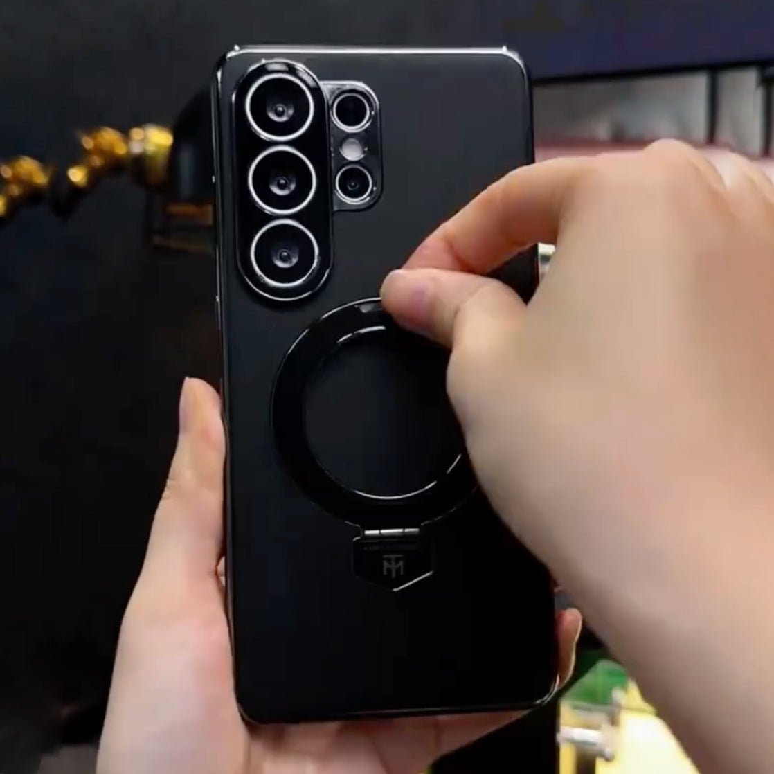 Noir Magnetic Ring Defense Case