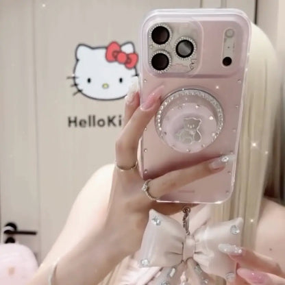 Princess Pearl Bow Grip Case