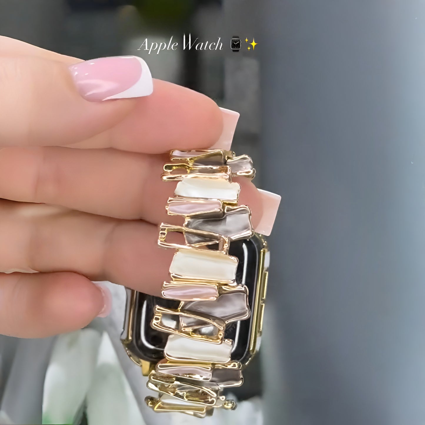 Deluxe Pearl Link Watch Strap