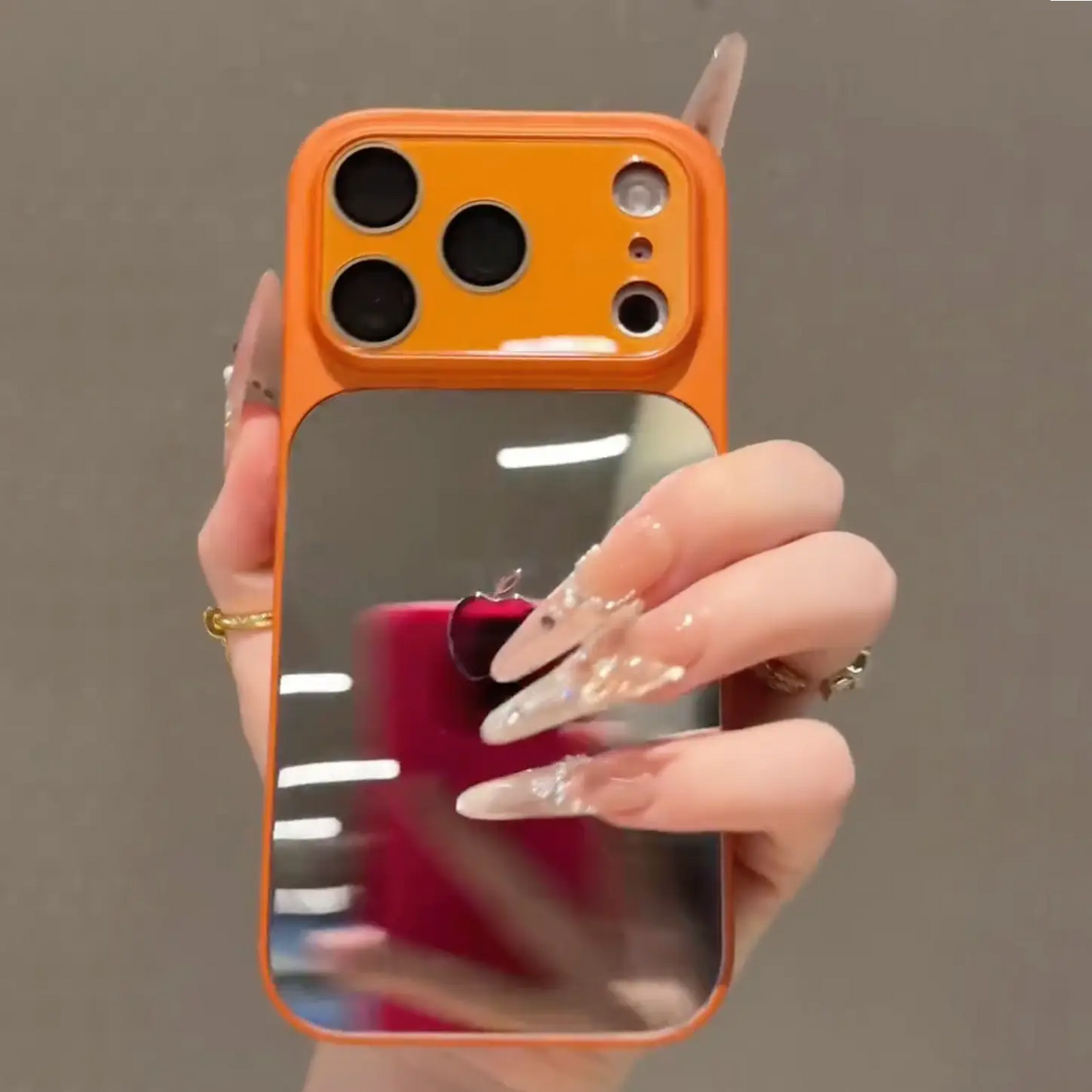 Shine Frame Reflect Mirror Case
