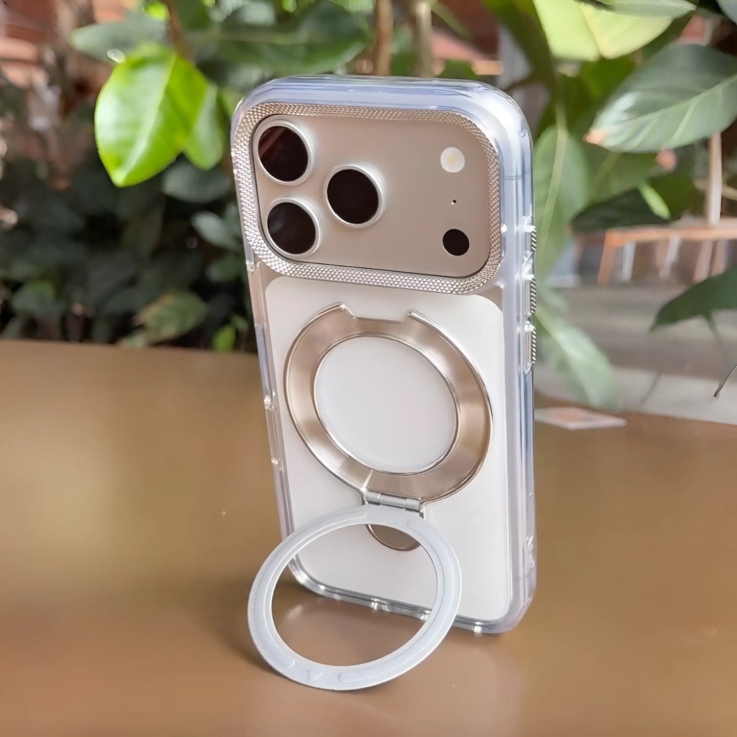 Sapphire Breeze Magnetic Grip Stand Case