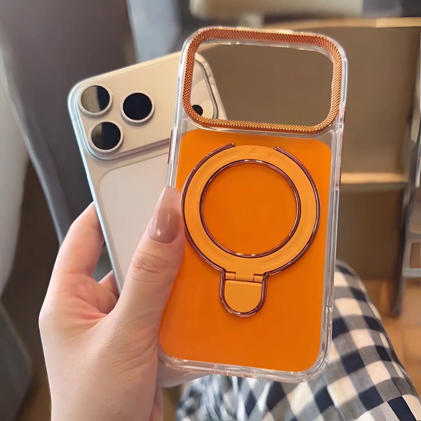 Sapphire Breeze Magnetic Grip Stand Case