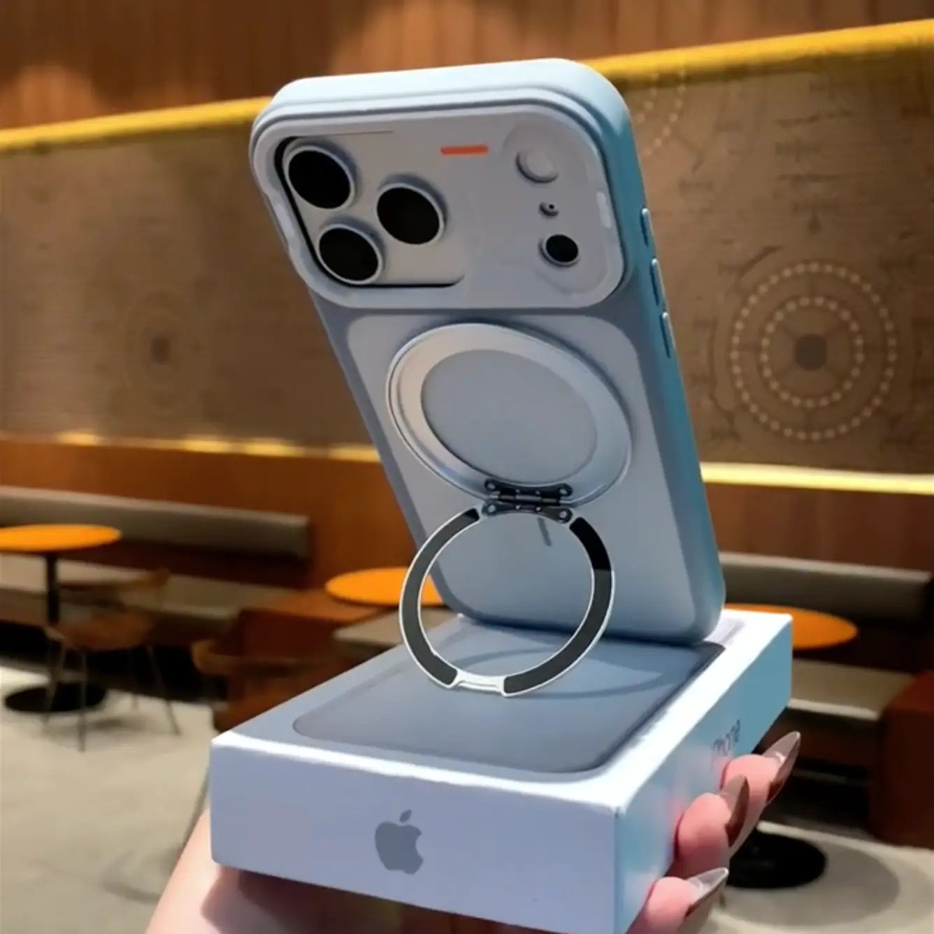 Onyx Fusion Frame Elite Ring MagSafe Case