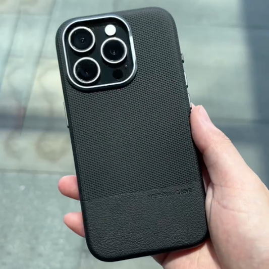 Elegant Midnight Fine Leather Case - iPhone