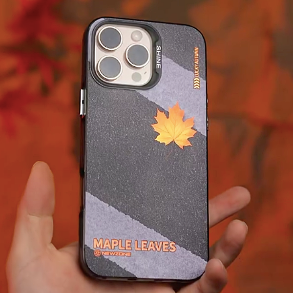 Stunning Laser Maple Leaf Case - iPhone