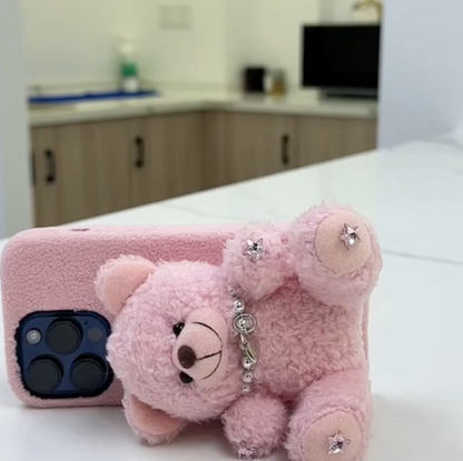 Cute Bear Plush Case