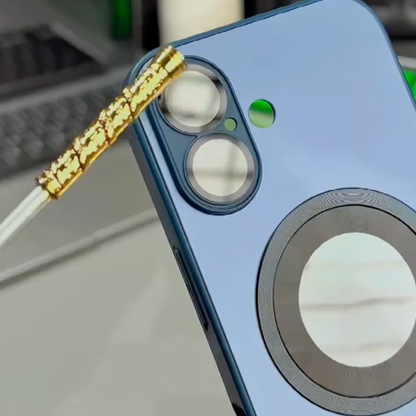 Frosted Shield Magnetic Logo Cut Case - iPhone