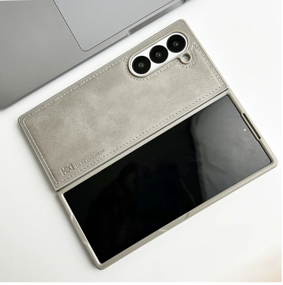 Galaxy Z Fold6 Premium PU Leather Slim Case