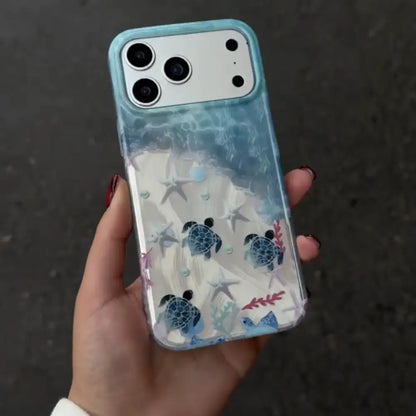 Seafoam Marine Turtle Tide Case