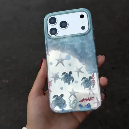 Seafoam Marine Turtle Tide Case