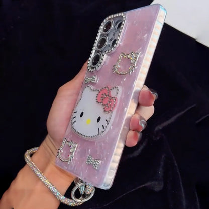Crystal Kitty Charm Case