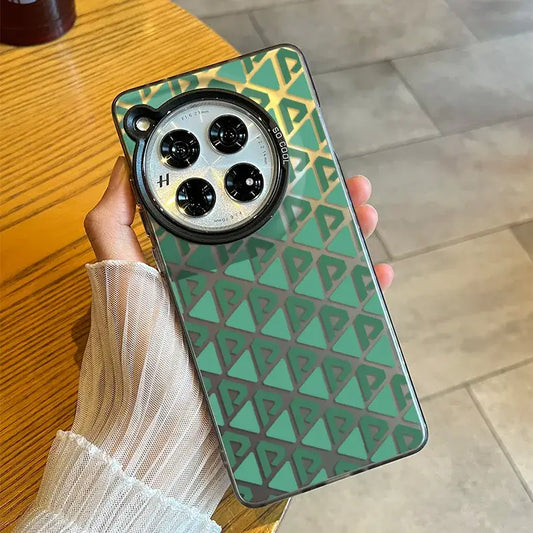 Hollow Laser Cut Triangle Grid Case - OnePlus