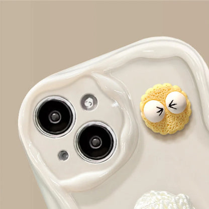 Fluffy Pom Pom Hat Phone Case