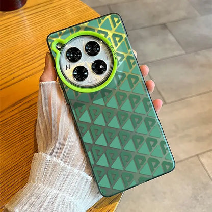 Hollow Laser Cut Triangle Grid Case - OnePlus