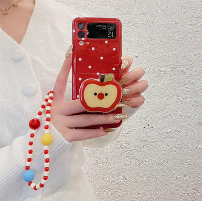 Polka Apple Charm Case - Samsung