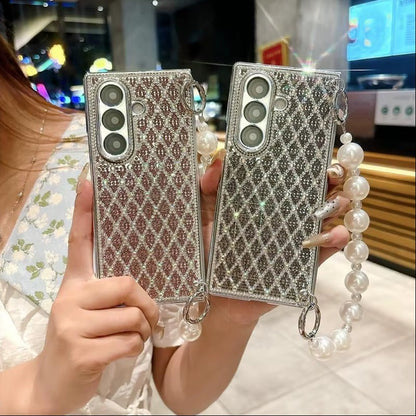 Galaxy Z Fold Series Sparkle Pearl Statement Case