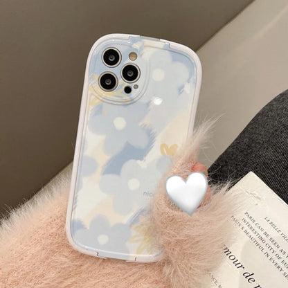 Chic Floral Dream Phone Case with Strap