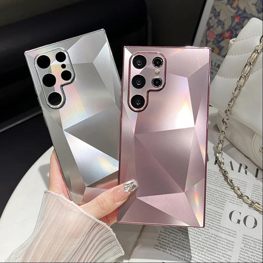 Electro Dazzle Diamond Pattern Phone Case - Samsung