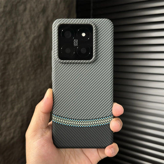 Graphene Zip Design Carbon Fiber Case - Xiaomi