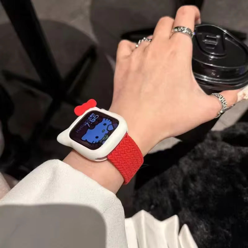 Cute Hello Kitty Watch Cover and Strap