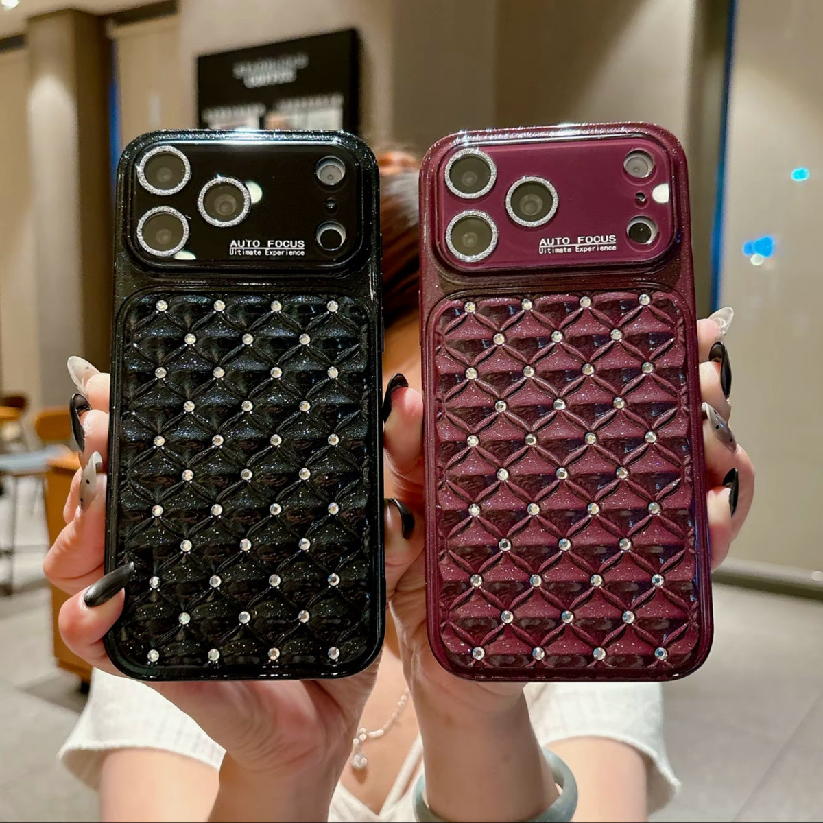 Diamond Grid Glam Case