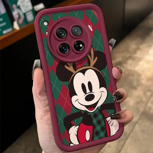 Cute Christmas Mickey Soft Case - OnePlus