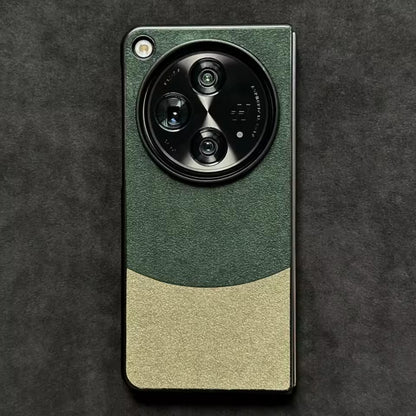 Modern Contrast Premium Leather Case - OnePlus Open