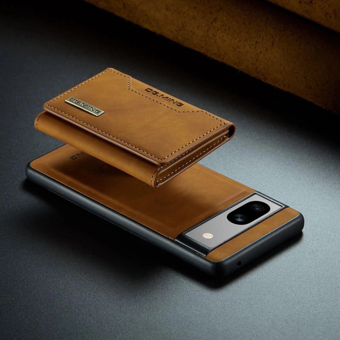 Versatile Magnetic Wallet Leather Case - Google