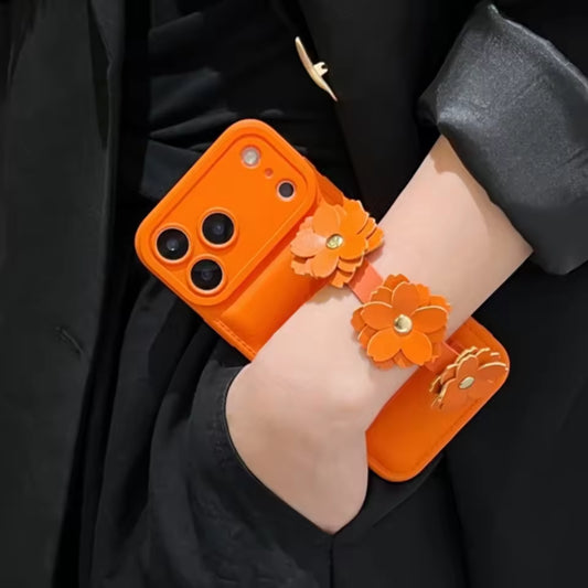 Floral Strap Luxury Case