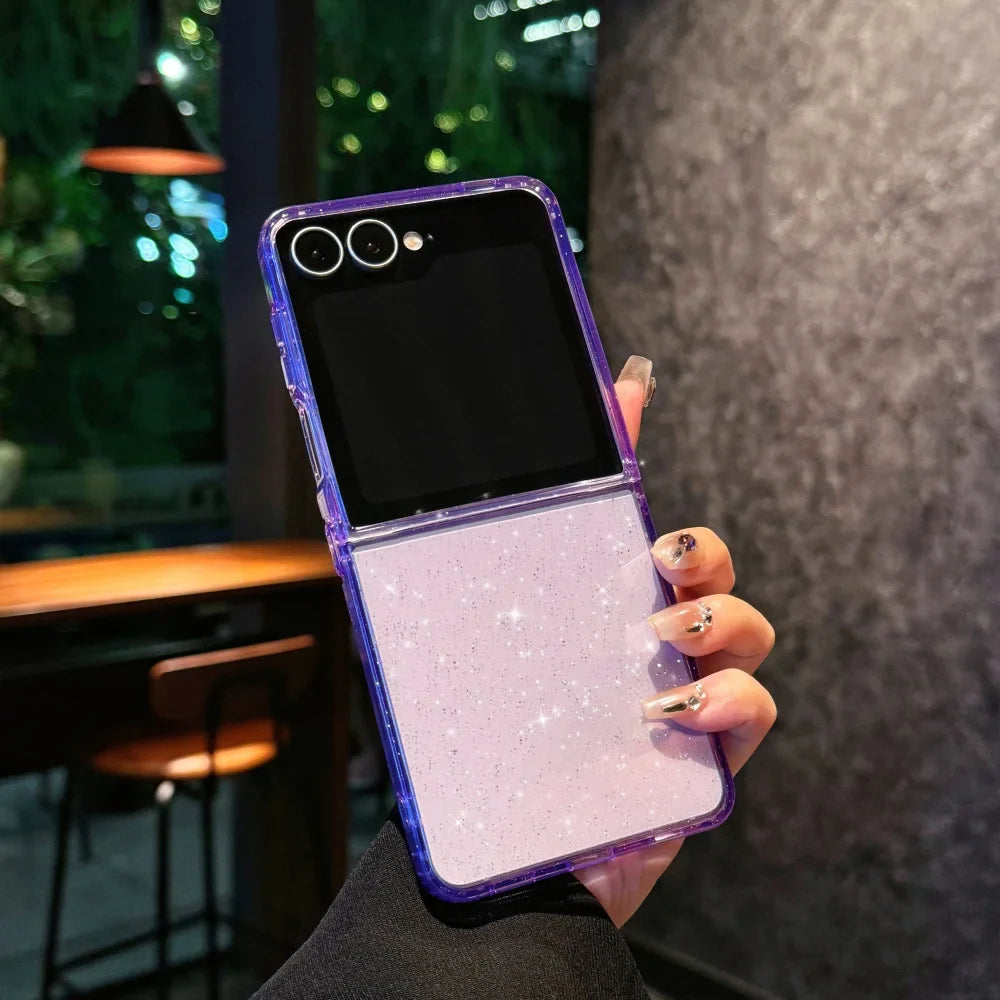 Galaxy Z Flip Series Cosmic Stardust Gleam Case