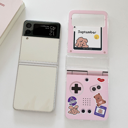 Cartoon Pearl Hand Strap Phone Case - Samsung