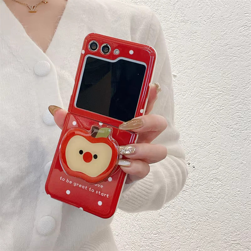 Polka Apple Charm Case - Samsung