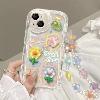 3D Flower Animal Phone Case