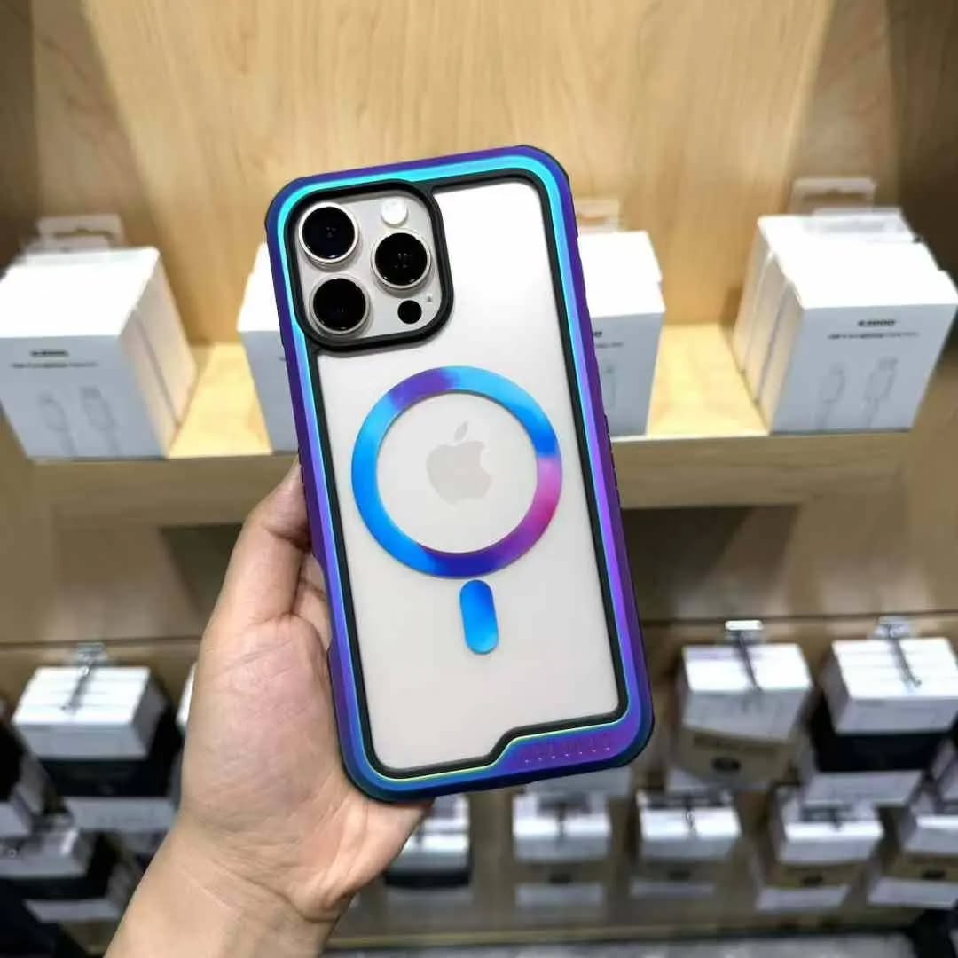 Futuristic Glow Shield MagSafe Case- iPhone