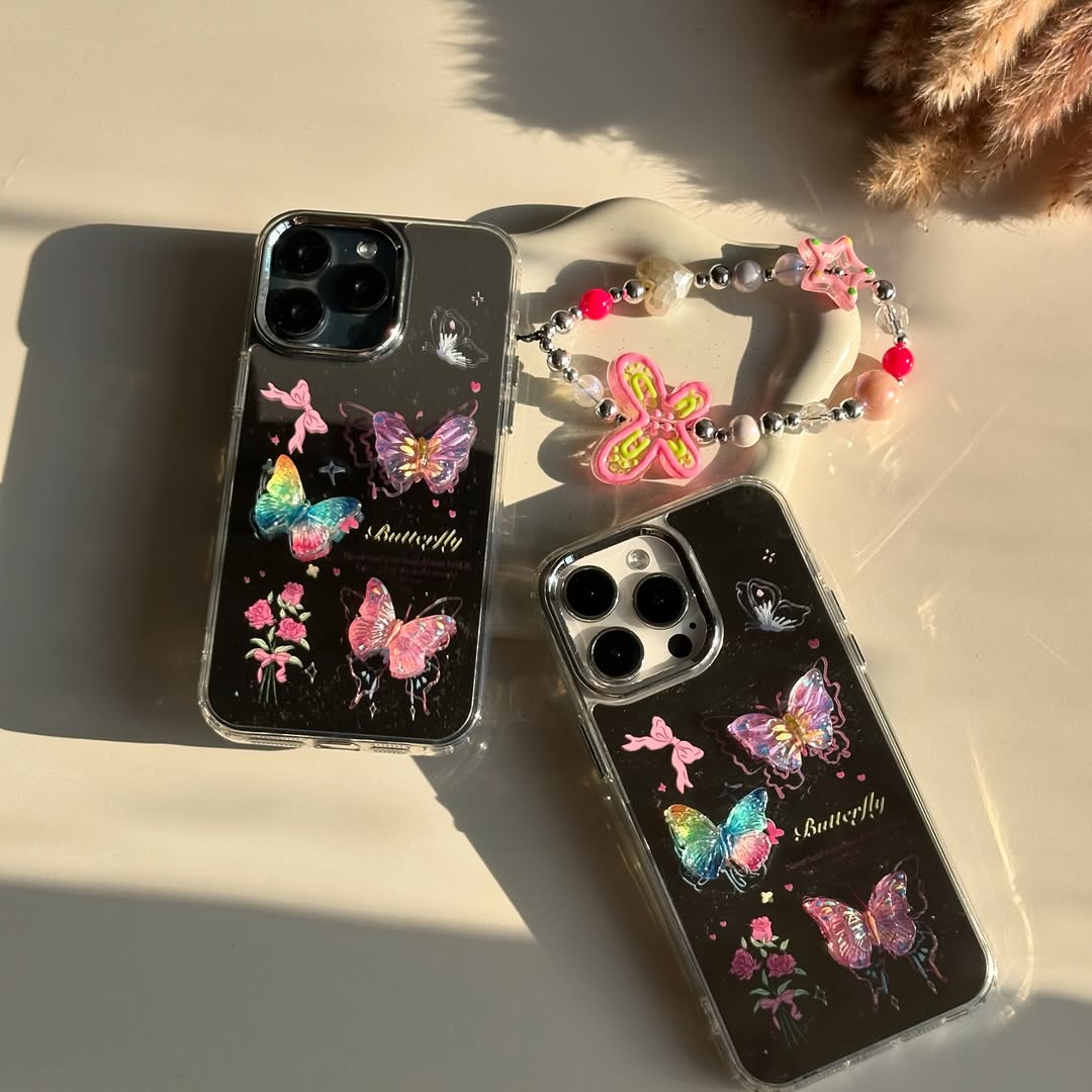 Butterfly Charm Phone Case