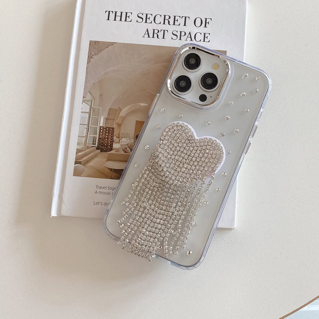Luxe Crystal Bow Stand Phone Case