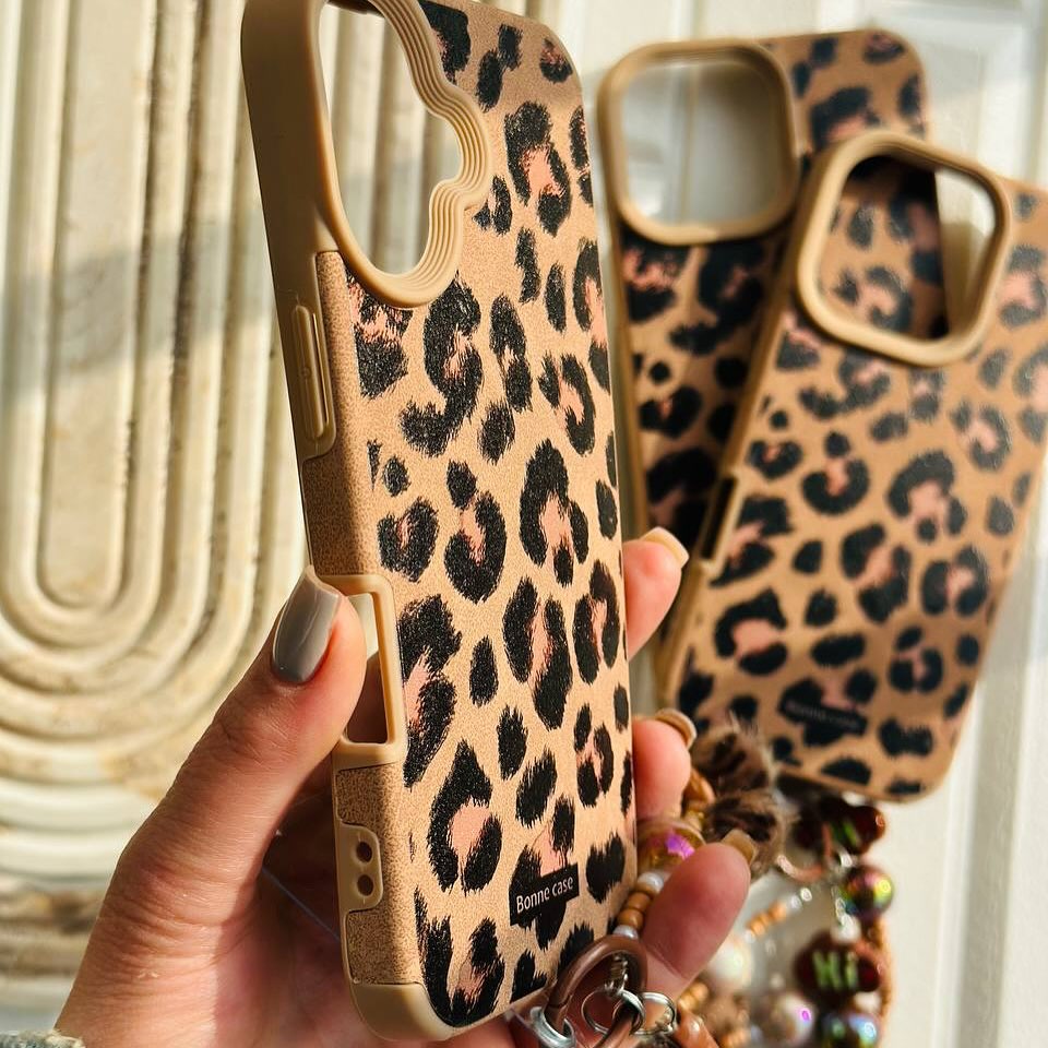 Exotic Leopard Charm Phone Case
