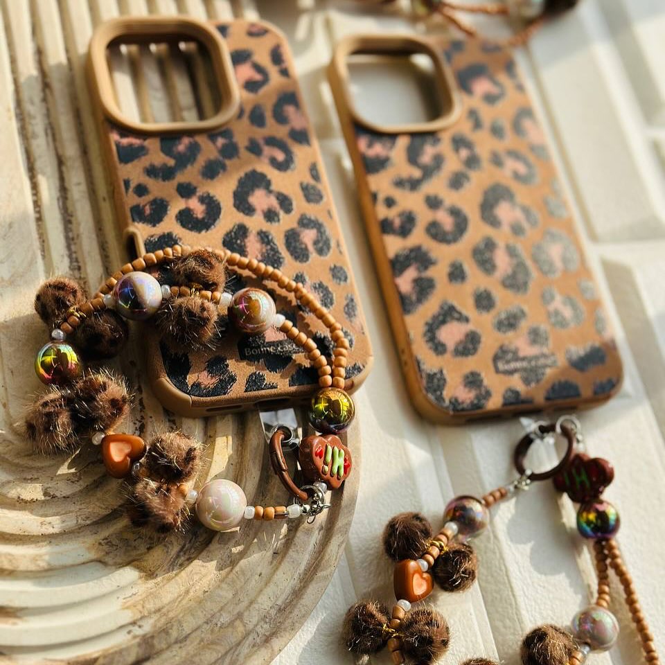 Exotic Leopard Charm Phone Case